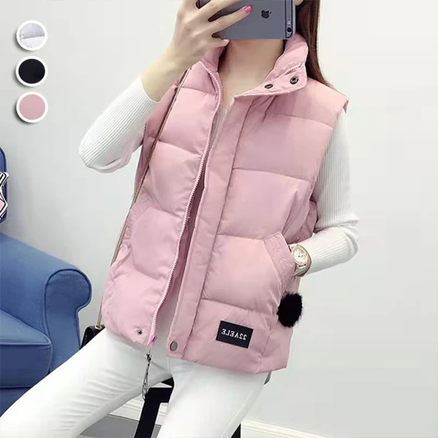 K.W. 現貨韓國朵朵花加絨保暖升級背心(共1色)優惠推薦