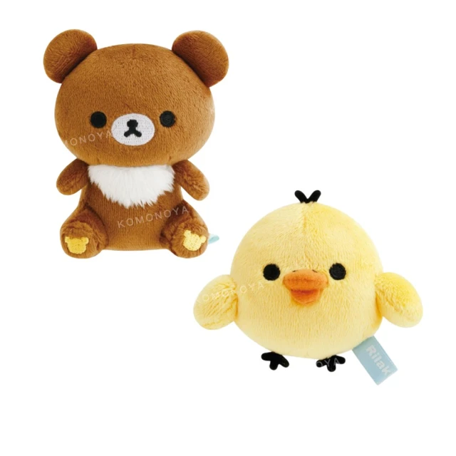 小禮堂小禮堂 San-X 小黃雞 蜜茶熊 迷你絨毛玩偶(平輸品)