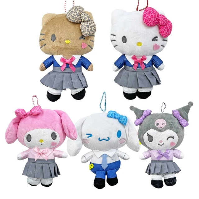 小禮堂 排球少年 拉鍊扣吊飾2入組 Q版款日向 影山 黑尾 