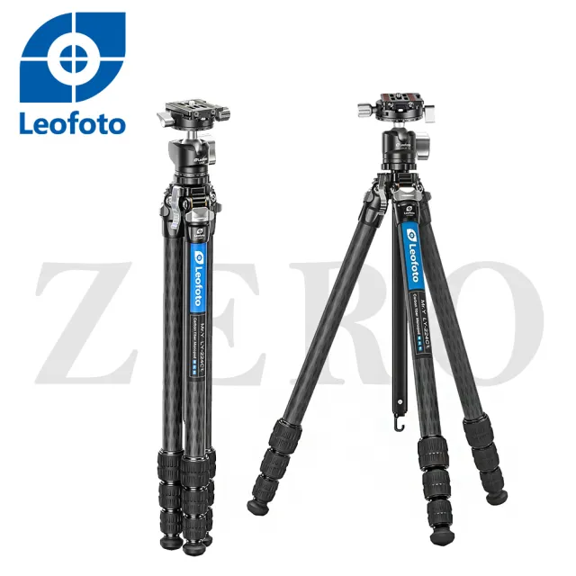 【Leofoto 徠圖】LY224CL+LH25R氫氣系列4節碳纖維三腳架-特仕版(含雲台)(彩宣總代理)