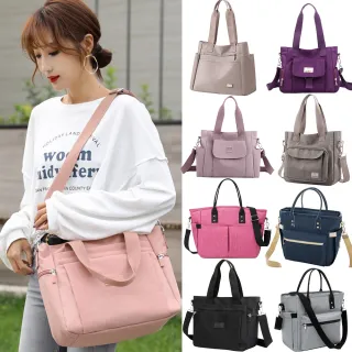 【MoonDy】包包 尼龍包包 防水包包 尼龍托特包 女生包包 手提包 肩背包 側背包 百搭包包  