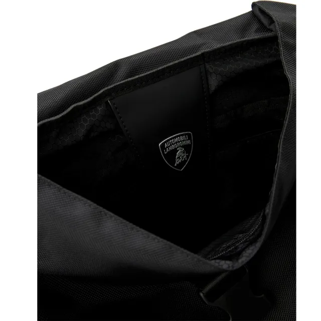 【Automobili Lamborghini】雙11 藍寶堅尼 限量2折 義大利頂級後背包 全新專櫃展示品 343T黑色