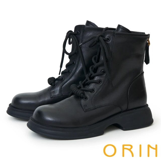 baibeauty 白鳥麗子 顯瘦素面皮革金屬拉環側拉鏈圓頭