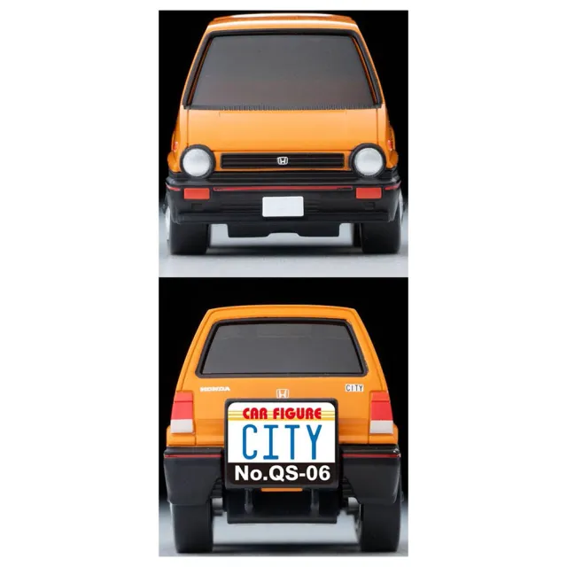 【TOMICA】TOMYTEC CHOROQQ S系列 Honda City R 橘(模型車)