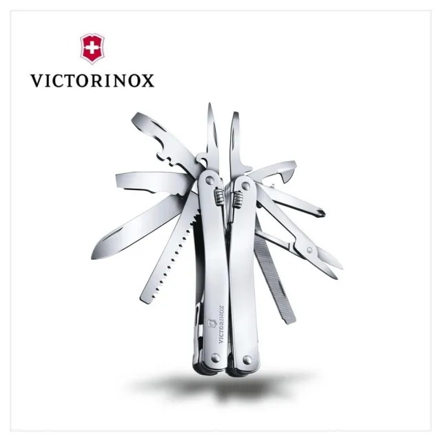 VICTORINOX 瑞士維氏】Swiss Tool Spirit X 工具鉗/24用/附皮革刀套
