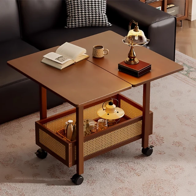 巨吉家居 免安裝 70*40*55cm(邊幾 移動邊幾 沙發