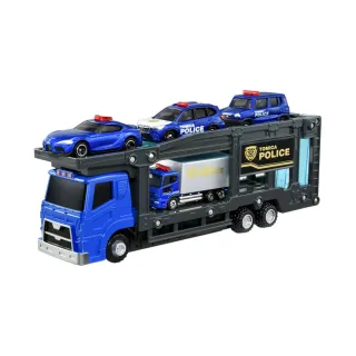 【TOMICA】出動! TOMICA警察運輸車組 附小車