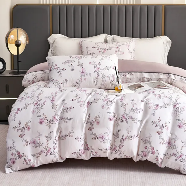 【ALAI 寢飾工場】5尺雙人60支天絲萊賽爾床包枕套組(多款任選 台灣製造)