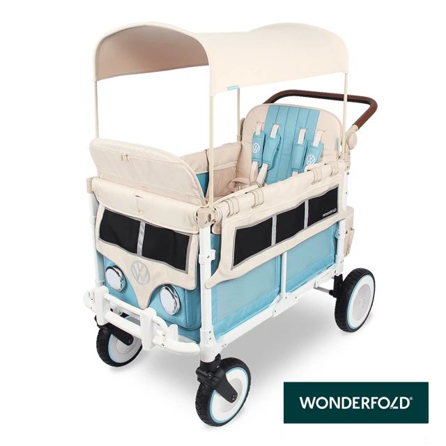 WonderFoldWonderFold VIP限定 VW4 福斯聯名多功能嬰兒推車(四人推車 寵物推車 露營車 多胞胎)