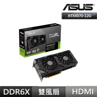 ASUS 華碩ASUS 華碩 卡+電源組合★DUAL-RTX4070-O12G-EVO 顯示卡+ASUS 850W