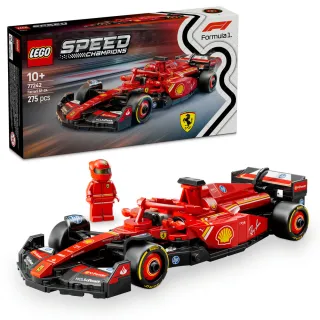 【LEGO 樂高】極速賽車系列 77242 Ferrari SF-24 F1賽車(一級方程式 法拉利 兒童玩具 積木)