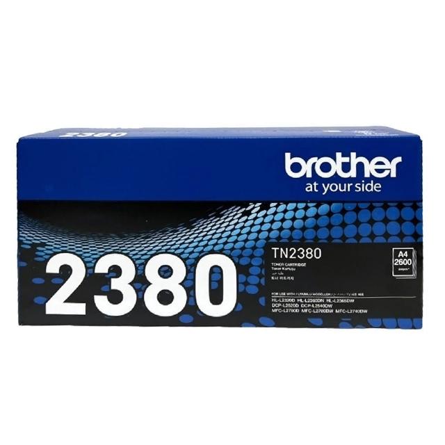 【brother】TN-2380原廠高容量黑色碳粉匣 適用機型：HL-L2320D/ DCP-L2540DW/ MFC-L2700D/L2700DW(TN-2380)