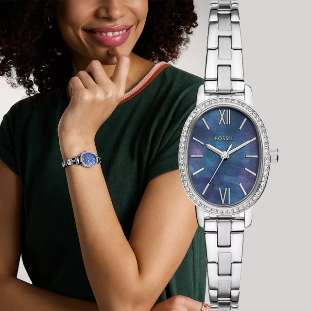 FOSSIL Raquel 復古羅馬時標大三針女錶-38mm