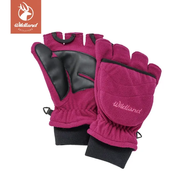 【Wildland 荒野】防風保暖翻蓋手套1雙 中性 W2012 共11色(防風手套 保暖手套 防寒手套 半指手套)