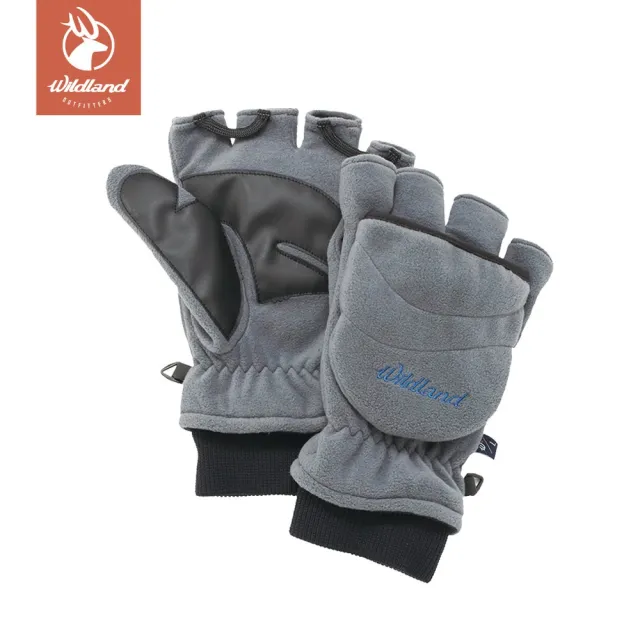 【Wildland 荒野】防風保暖翻蓋手套1雙 中性 W2012 共11色(防風手套 保暖手套 防寒手套 半指手套)