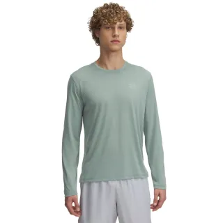 【UNDER ARMOUR】UA 男 Launch 長袖T-Shirt_1382584-348(灰綠色)