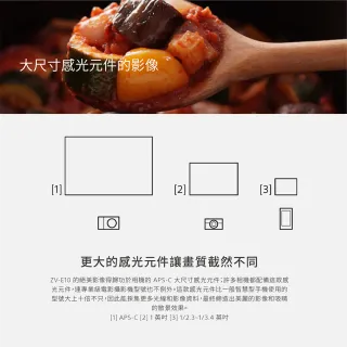 【SONY 公司貨保固18+6】可換鏡頭式數位相機 ALPHA ZV-E10L 16-50mm變焦鏡頭組(側翻式螢幕/一鍵切換景深)