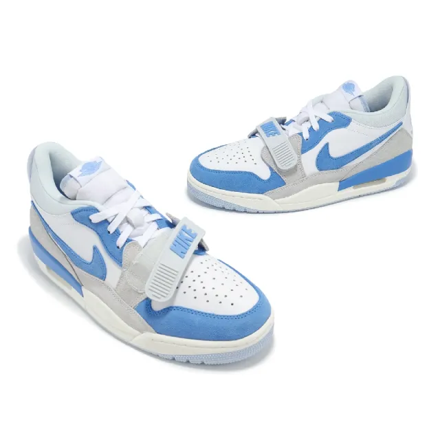 【NIKE 耐吉】休閒鞋 Air Jordan Legacy 312 Low 白 藍 喬丹 復古 低筒 爆裂紋(CD7069-141)
