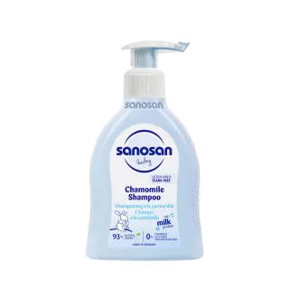 【sanosan】珊諾baby re:mind極潤洋甘菊洗髮精 200ml(無刺激 低敏 水解乳蛋白)