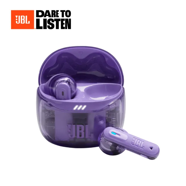 【JBL】Tune Flex 2 Ghost 真無線降噪藍牙耳機(時尚透明款)