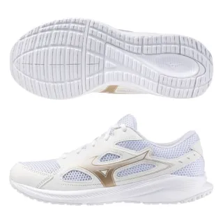 【MIZUNO 美津濃】慢跑鞋 女鞋 運動鞋 緩震 一般型 SPARK 白金 K1GA240422