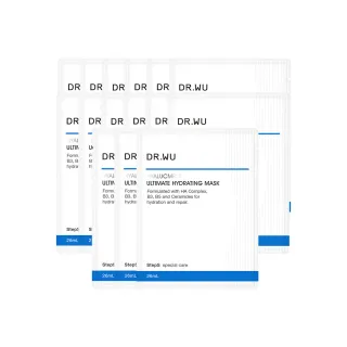 【DR.WU 達爾膚】玻尿酸保濕微導面膜3片(5入組 共15片)