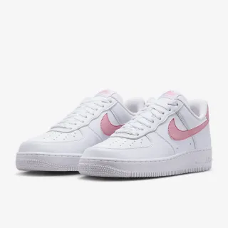 【NIKE 耐吉】運動鞋 休閒鞋 女鞋 W AIR FORCE 1 07 NEXT NATURE 白 粉色 AF1 皮革(DC9486111)