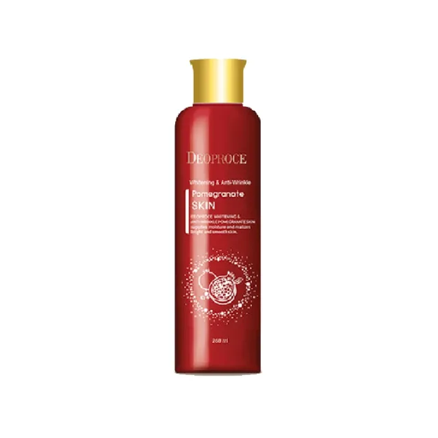 【DEOPROCE】加大容量紅石榴柔白保濕化妝水260ml(+Ottie神奇毛孔角質潔淨泡泡面膜100ml)