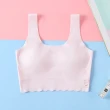 【chiao!Babe 俏寶貝】3件組 少女成長期無鋼圈一體式無痕乳膠內衣(M-L/學生/兒童/三色可選)