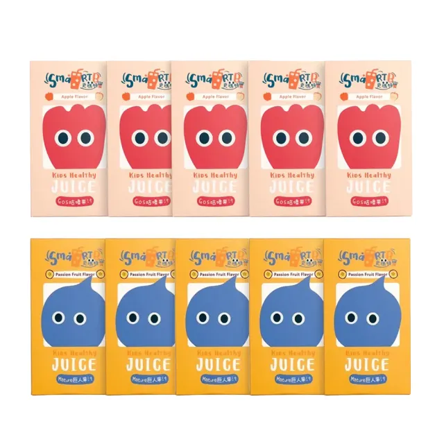 【SmartB 史瑪特寶】GOS兒童咕嚕果汁 / MATURE巨人果汁6入-任選10盒