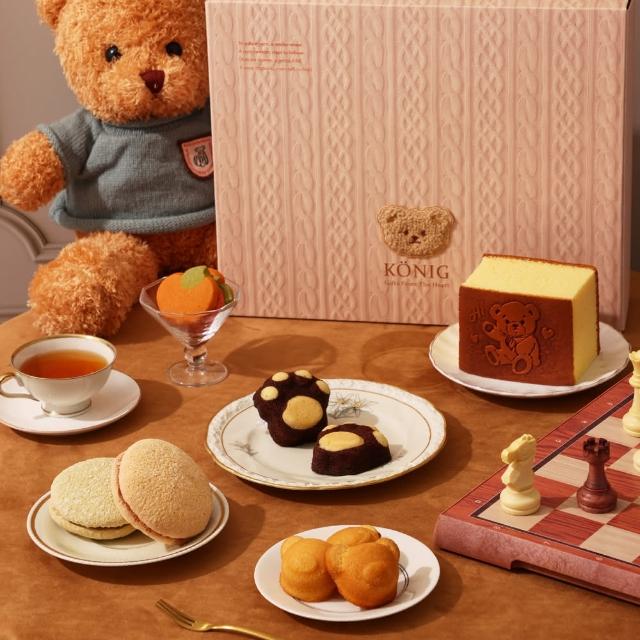 【金格食品】暖暖Bear熊熊款禮盒2盒組(伴手禮/彌月)