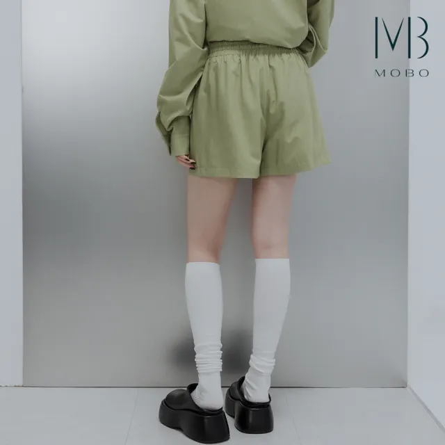 【MO-BO】慵懶風格套裝短褲