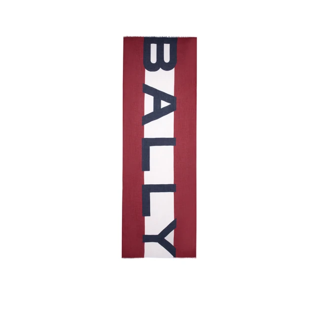 【BALLY】官方直送 LOGO 圍巾