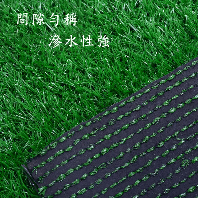 【POKO】黑底仿真草皮 100cmX400cm(草高2.5cm 附地釘 園藝 景觀草 草坪 草皮 草地 人工草皮)