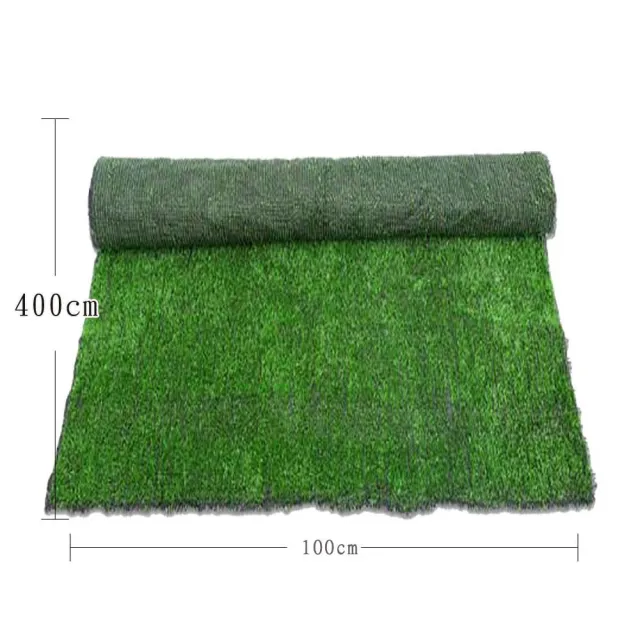 【POKO】黑底仿真草皮 100cmX400cm(草高2.5cm 附地釘 園藝 景觀草 草坪 草皮 草地 人工草皮)