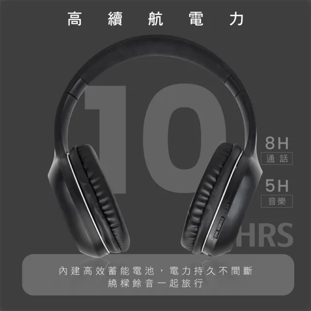 【KINYO】無線藍牙頭戴式耳機(BTE-3835)