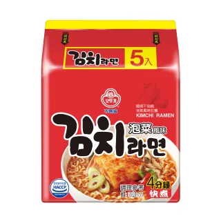 【不倒翁】泡菜風味拉麵(120g*5入)