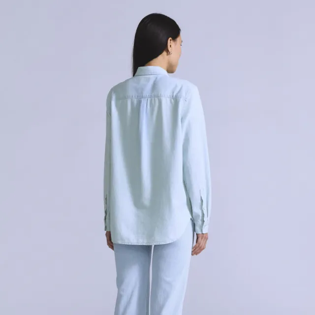 【LEVIS】BLUETAB™ 女款 丹寧牛仔襯衫 上衣 熱賣單品 001LP-0000