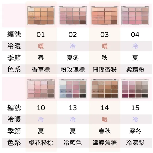 【WAKEMAKE】16色眼影盤(新色 眼影 臥蠶 亮面 霧面 刻字 眼影盤 魷魚遊戲 英熙)