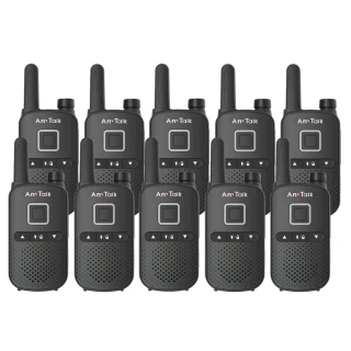【AnyTalk】FRS-V9 免執照無線對講機 ◤5組10入 ◢(防誤觸鍵盤鎖/聲控功能/僅100g超輕巧)