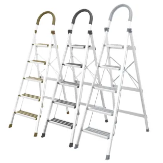 【WinWin】五階梯 防滑加強 耐重150KG(五階梯/摺疊梯/防滑梯/梯子/家用梯/室內梯/人字梯/A字梯/鋁梯)