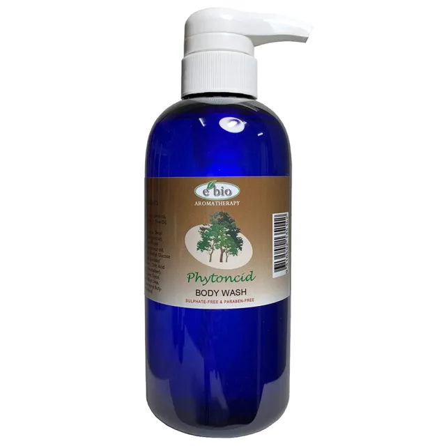 【ebio 伊比歐】檜木精油沐浴精 500ml(從頭到腳 全身適用)