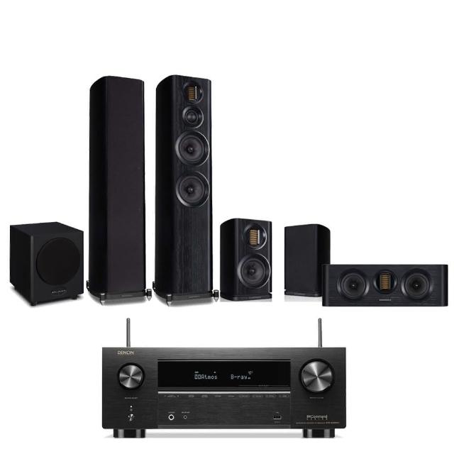 【Denon 天龍】家庭劇院組合(AVR-X2800H+Wharfedale EVO4.4+4.1+4.CS+WH-D10)
