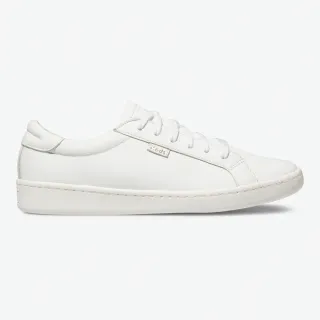 【Keds】ACE 復古運動皮革綁帶休閒小白鞋-白(9191W130044)