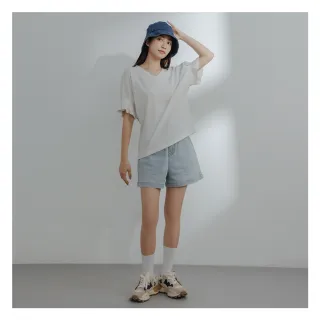 【MO-BO】MIT有機棉立體打折袖上衣