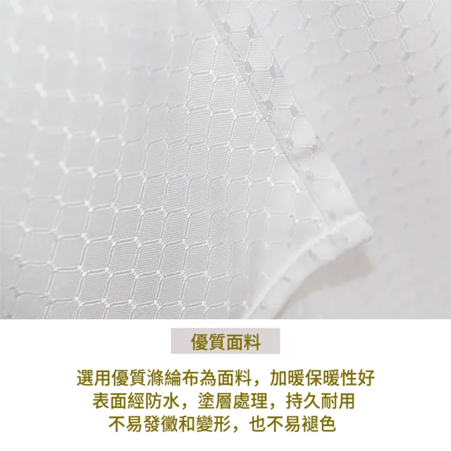 【SUNLY】純色華夫格浴簾180*200CM 加厚防水防霉淋浴簾 隔間簾 門簾 乾濕分離隔簾
