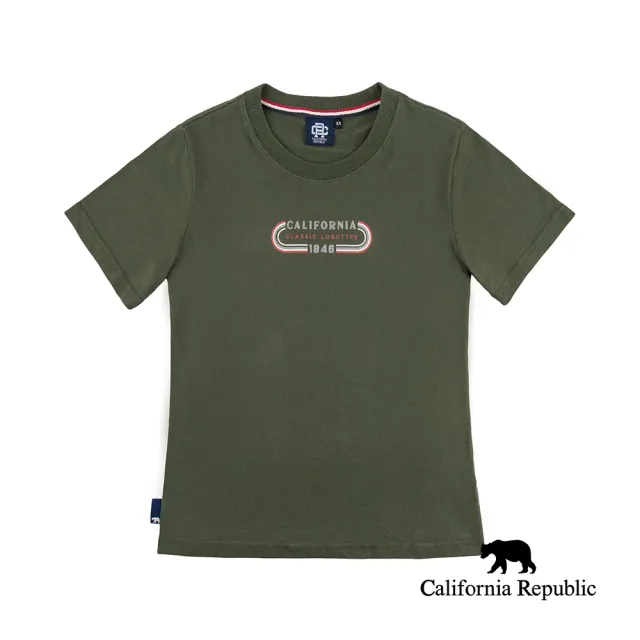 【California Republic】CALIFORNIA印花短TEE(女版)