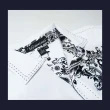 【摩達客】美國進口潮時尚設計 Victorious  花紋刺繡白色長袖襯衫
