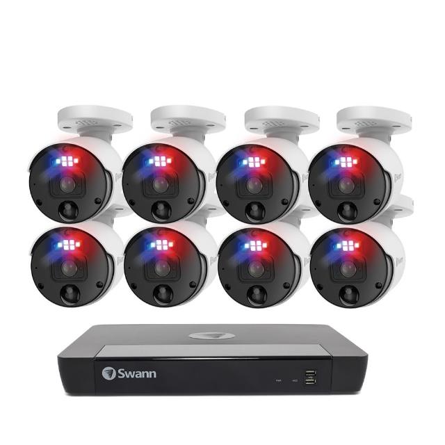 【Swann】16路12M NVR+8*12M監控組(SONVK-1690008B)
