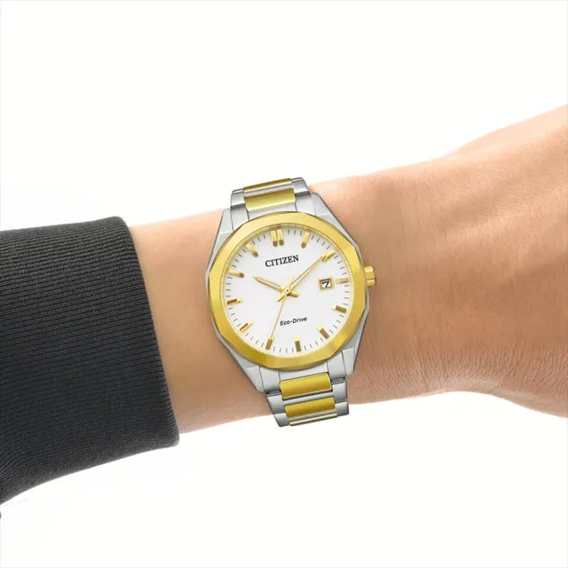 【CITIZEN 星辰】GENTS系列 簡約時尚 光動能腕錶 錶 週年慶 雙11(BM7624-82A)
